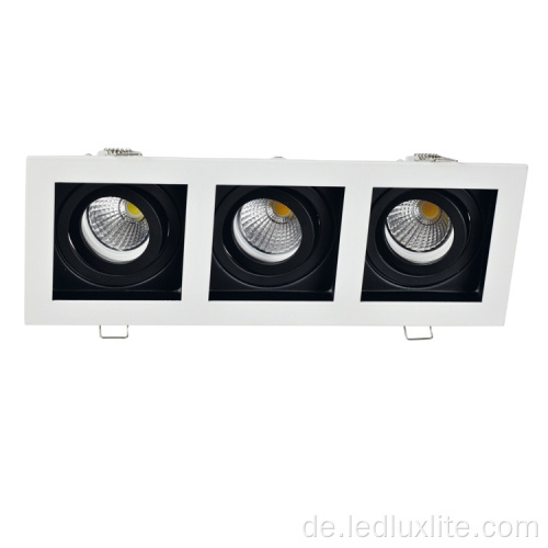 Aluminium Runde quadratische bewegliche MR16 LED-Decke